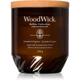 Woodwick Lavender &amp; Cypress lum&acirc;nare parfumată 184 g