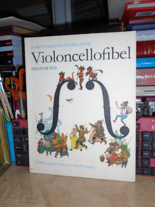 DORIS LINDE - VIOLONCELLOFIBEL / ABECEDAR PT. VIOLONCEL , LEIPZIG , 1978