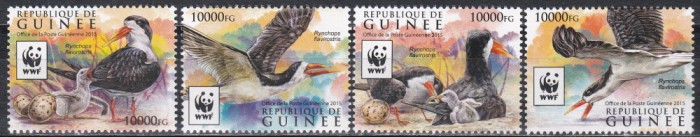 Guineea 2015 - WWF - Păsări, MNH