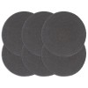 VidaXL Naproane, 6 buc., gri &icirc;nchis, 38 cm, bumbac, rotund 133847