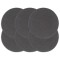 vidaXL Naproane, 6 buc., gri &icirc;nchis, 38 cm, bumbac, rotund 133847