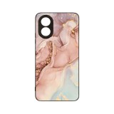 Husa BestCase&reg; Slim Glassy, Compatibila Cu OPPO A18 4G, Rose Marble, G 1253