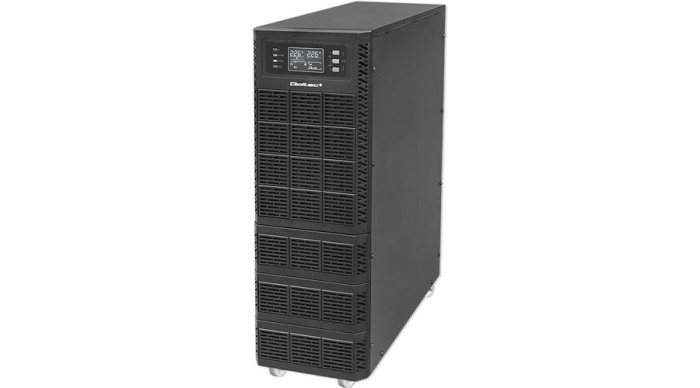 Sursă de alimentare ne&icirc;ntreruptibilă Qoltec UPS | 10kVA | 10000W | Factor de putere 1,0 | LCD | EPO | USB | Online