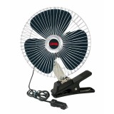 Ventilator oscilant Chrome - Fan &Oslash; 8&rdquo; din metal 24V Garage AutoRide