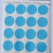 Etichete Autoadezive Color, D25 Mm, 100 Buc/set, Tanex - Albastru
