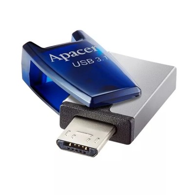 Memorie flash USB 3.1 64GB OTG albastru Apacer AH179BE AP64GAH179U-1 foto