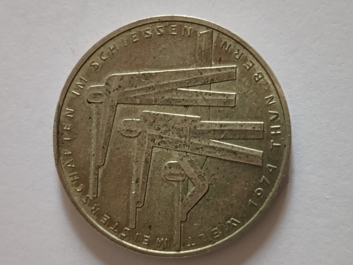 Moneda, MEDALIE COMPETITIE TIR ,ELVETIA , SUPERBA,