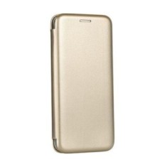 Husa Flip Cover Magnetic Pentru Huawei P30 Lite, Gold