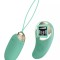 Ou Vibrator Mina, 10 Moduri Vibratii, Telecomanda Wireless cu Ecran Led, Silicon, USB, Verde