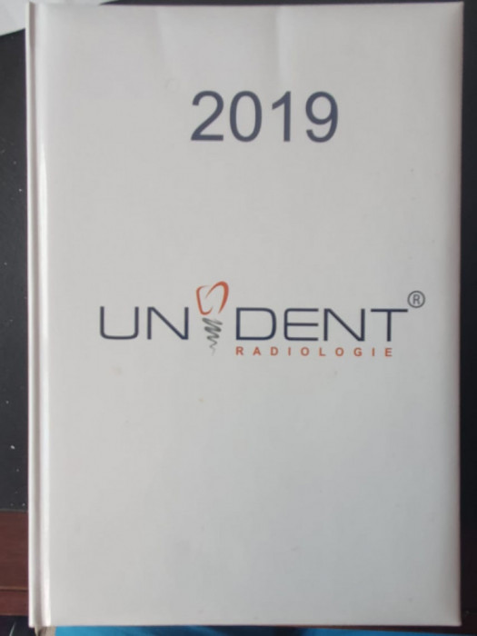 Agenda 2019 UNIDENT Radiologie, ca si noua, fara notite scrise sau altceva