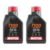 Pachet 2 litri ulei Motul 7100 10W60 , Performanta maxima E i protectie completa pentru motoare de motocicleta