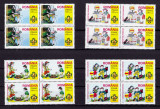RO 2005 ,LP 1686 , &quot;Cercetasii Romaniei &quot; serie in bloc de 4 ,MNH, Natura, Nestampilat