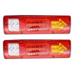 2 x Lumina stop,Lampa de autovehicule spate, remorca stanga dreapta Vw, Iveco, Man Bus Van LED 12/24v