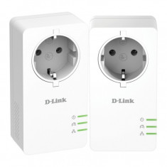 Powerline D-Link DHP-P601AV , Gigabit Kit , 1000 Mbps , 128 Bit AES foto