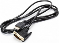 Cablu Spacer HDMI la DVI-D Single Link SPACER 1.8m, (T/T), black foto