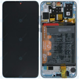 Huawei P30 Lite (MAR-LX1A MAR-L21A) Capac frontal al modulului de afișare + LCD + digitizor + cristal de respirație a bateriei 02352VBG