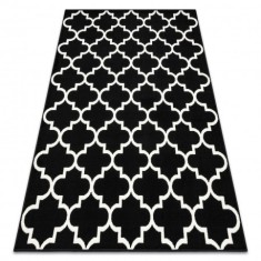 Covor BCF Morad TRELIS marocani trellis - negru, 160x220 cm