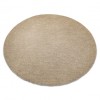 Covor modern de spalat LATIO 71351050 cerc bej, cerc 80 cm, Rotund, Poliester