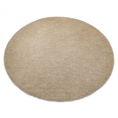 Covor modern de spalat LATIO 71351050 cerc bej, cerc 80 cm