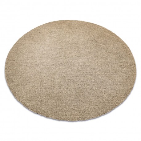 Covor modern de spalat LATIO 71351050 cerc bej, cerc 120 cm