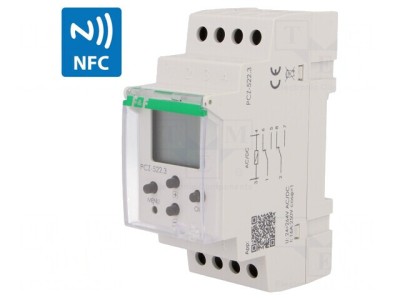 &amp;Icirc;ntrerupătoare cu Temporizator 24h/7zile DPDT PCZ-522.3 foto