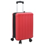 vidaXL Valiză pliabilă cu carcasă tare 24&#039;&#039; Roșie 43x27x66 cm ABS