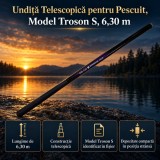 Undiță Telescopică pentru Pescuit, Model Troson S, 6,30 m