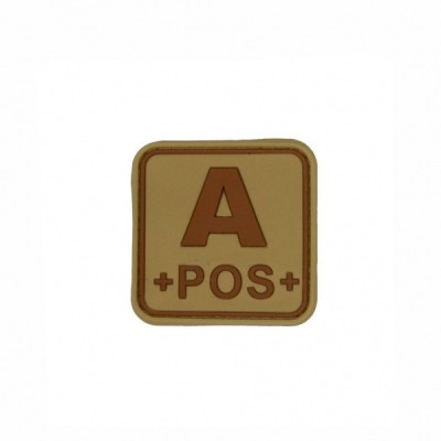 Patch &amp;quot;BLOOD TYPE A+&amp;quot; 3D [JTG] foto