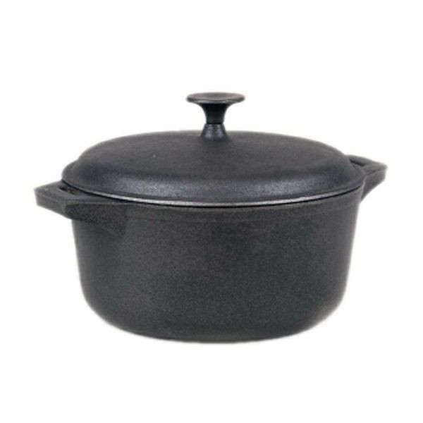 Cratita fonta cu capac 30cm Handy KitchenServ