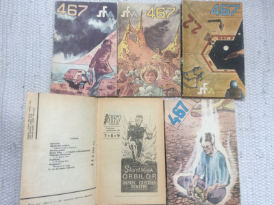 lot 4 reviste 467 SFVA 1990 numere diferite colectie carti Science fiction SF foto