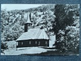 653 - Lunca Larga Biserica de lemn /Muntii Apuseni/ carte postala circulata, Fotografie