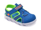 Cumpara ieftin Pantofi sport SKECHERS albastri, HYPNO-SPLASH, din material textil