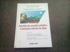 PRIORITATI ALE CERCETARII STIINTIFICE IN DOMENIUL CULTURILOR DE CAMP - CRISTIAN HERA