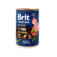 Hrana umeda caini, Brit Premium by Nature, conserva 400 g, toate taliile, adult, carne de porc