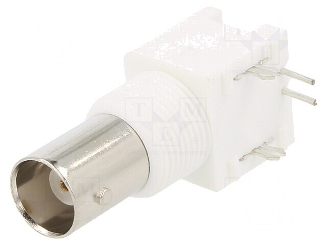 Soclu BNC 90&deg; 50&Omega; THT Aurit