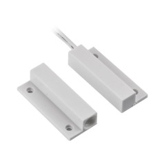 Contact magnetic ND-MC13S-W-10, culoare alba, material plastic, montare