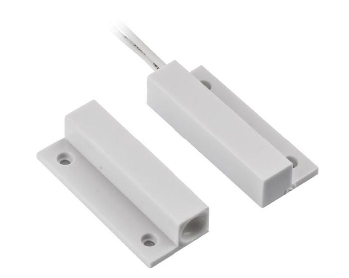 Contact magnetic ND-MC13S-W-10, culoare alba, material plastic, montare
