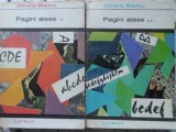 Pagini Alese Vol. 1-2, Zaharia Stancu - Roman, Editura Tineretului 1970, Colectia Lyceum, Limba Romana