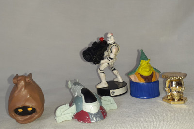 Figurine Star Wars Stormtrooper 3-CPO Jawa Boss Nass Slave I - Calup 8 SW - foto