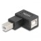 Adaptor USB-B 2.0 unghi 90 grade dreapta T-M, Delock 67206