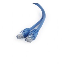 PATCH CORD UTP GEMBIRD Cat6, cupru-aluminiu, 0.5 m, albastru, AWG26, &quot;PP6U-0.5M/B&quot; (timbru verde 0.08 lei)