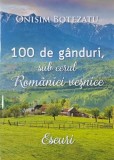 Eseuri 100 de ganduri sub cerul Romaniei vesnice Onisim Botezatu carte anticariat