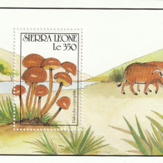 Sierra Leone 1990-Flora,Ciuperci,colita dantelata,MNH,Mi.Bl.152