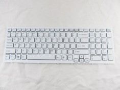 Tastatura Sony Vaio VPC-EB3M1E/WI cu rama US alba foto