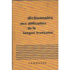 Dictionnaire des difficultes de la langue francaise - Adolphe V. Thomas