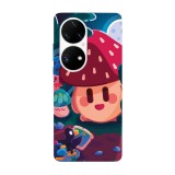 Husa compatibila cu Huawei Nova Y70 model Anime Mushroom, Silicon, TPU, Viceversa, Transparent, Carcasa