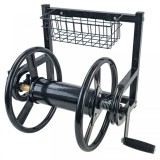 RAMROXX&reg; tambur de furtun montat pe perete 38 m &ndash; cadru din otel robust + racord din alama Performance AutoTuning