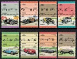 Timbre Tuvalu 1984, Serie Completa MNH, Masini de Epoca Celebre, Colectie Straine Dupa 1950