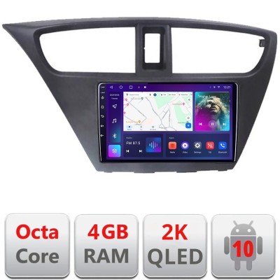 Navigatie Honda Civic 2012-2016 C-civic Android Octa Core Ecran 2K QLED GPS 4G 4+32GB 360 KIT-civic+EDT-E409-2K+ctsho006.2+ctmultilead.2+cab-un CarSto foto