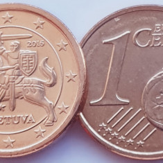 01B11 Lituania 1 euro cent 2016 km 205 UNC